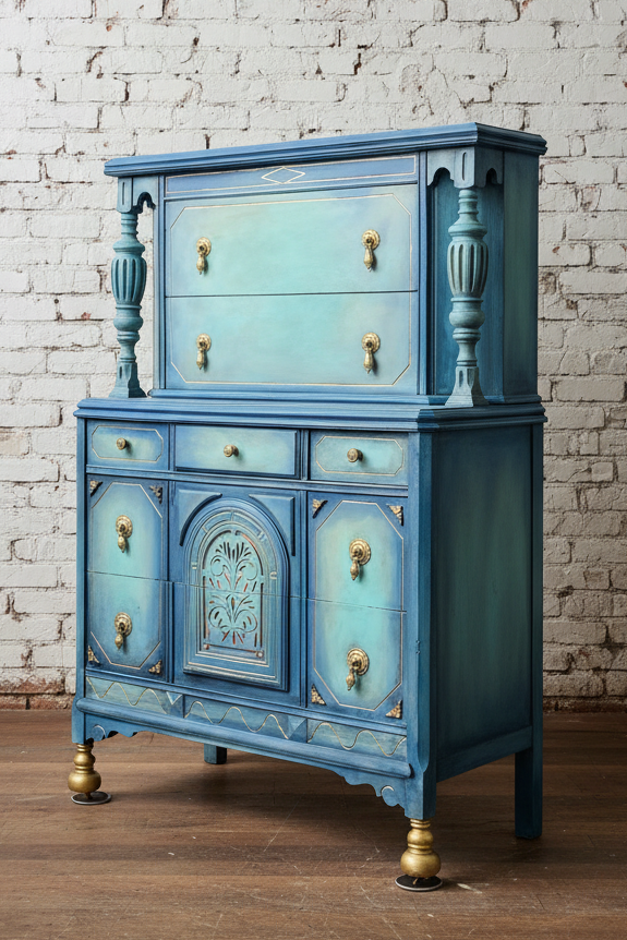 Dresser Chest Of Drawers in blue 