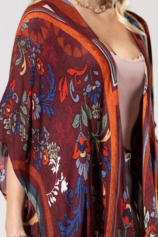 Pointillism Kimono – Girl UPcycled